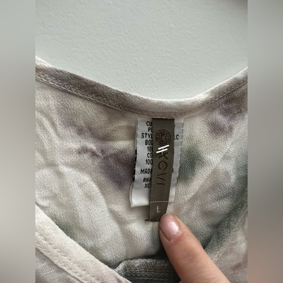 XCVI Reeta Tie-Dye Linen Tunic Dress L with pockets NWOT - Picture 5 of 5